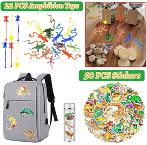 Artículos de Fiesta Temática de Reptiles de Pantano: Pulsera, Llavero, Pin, Pegatina, Juguete Elástico y Pegajoso, Regalo y Recuerdo - Product Image 4