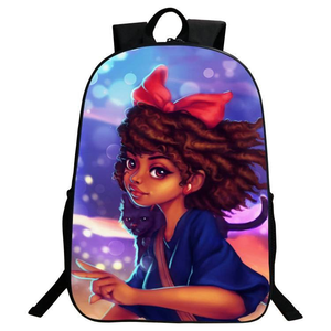 Black Art filles africaines sac vrais petits sac à dos femmes sac à dos sacs à main africains pour femmes sac à dos 2d - Product Image 4