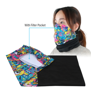 Pañuelo Deportivo Personalizado con Logotipo, Tubo Sin Costuras, Cortavientos, de Poliéster, con Bolsillo para Filtro - Product Image 3
