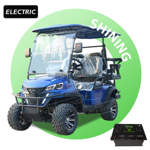 Carrito de Golf Vintage Shininglsv de 4 Ruedas con Batería de Litio de 72V - Product Image 1