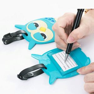 Etiquetas de Equipaje de PVC Suave 2D Personalizadas con Dibujos Animados, Precio Económico - Product Image 2