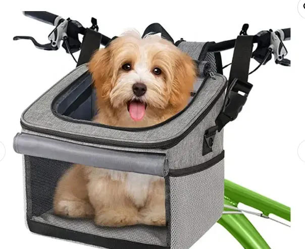 3 in 1 pet carrier portable eco-friendly Pet Bicycle Carrier for outdoor camping