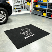 Tapis en feutre antidérapant personnalisable et découpable avec support en TPR, protection de sol robuste pour garage, facile à découper, s'adapte à toutes les tailles
