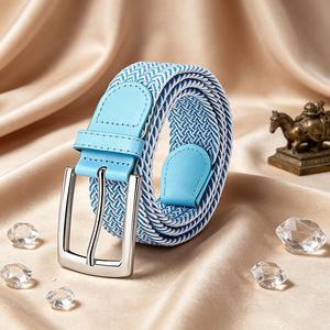 Fournisseur de ceintures tressées de golf, ceinture élastique tissée sur mesure, usine OEM directe de Chine - Product Image 1