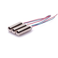 Moteur sans noyau à micro-vibration 3V DC 7mm 24mm 0724 étanche avec 9000-24000 tr/min 1W pour usage domestique