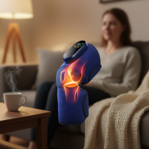 Masseur de genou électrique avec chaleur et compression, sans fil, batterie intégrée, produits de massage - Product Image 2