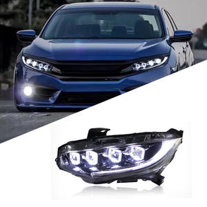 Phares avant Plug and Play de haute qualité phares LED phares pour Honda Civic 10TH <span class=keywords><strong>Bugatti</strong></span> Style 2016-2021 - Product Image 1