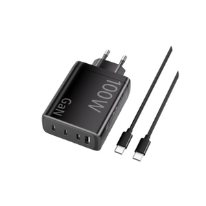 EU 3c1a 100W 3-cổng USB C PD sạc gan Type-C Power Adapter với 1 USB 60W sạc nhanh đầu ra OVP bảo vệ PD chức năng 3.0 - Product Image 2