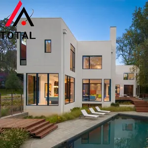 Iki Katlı Prefabrik Villa Modern Avustralya Standart Lüks Prefabrik villa