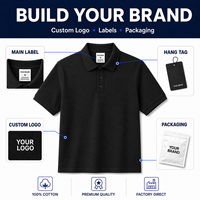 Polo en coton unisexe vintage épais et confortable pour homme, à manches courtes, décontracté, grande taille, personnalisable avec logo, idéal pour l'été