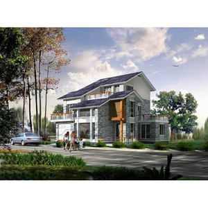 Light Steel Frame Villa Farmhouse Style <b>Prefab</b> <b>House</b> For Residential Use - Product Image 5