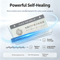 Fonlyu - Película Protectora de Pantalla de Hidrogel Transparente HD de 0,19 mm, Resistente, para Reparación, Flexible, para Máquina de Corte con Plotter