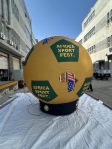Gonfiabili Pubblicitari: Pallone da Calcio Gonfiabile Resistente al Sole con Base Stabile e Logo Personalizzato per Tema Coppa del Mondo e Carnevale - Product Image 5