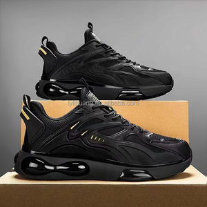 Sneakers da <span class=keywords><strong>Uomo</strong></span> Estive Traspiranti in Mesh, <span class=keywords><strong>Scarpe</strong></span> Sportive da Corsa, Casual con Suola Spessa, Moda Nera - Product Image 1