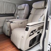 Asiento Interior automático, silla de pasajero ajustable mejorada, asiento de autobús Vip de lujo para coche eléctrico para Toyota Coaster Microbus Sprinter DOS