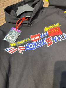 Venta caliente de alta calidad 100% algodón que es un montón de COUPH SYRUP High Street Alphabet Trendy Brand Loose Casual Hoodie - Product Image 5