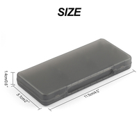 6 en 1 3DS Game Case NDS Cartridge Storage Box 2DS Card Holder Compatible avec DS Lite NDSL NDSi XL LL pour NEW 3DS LL XL