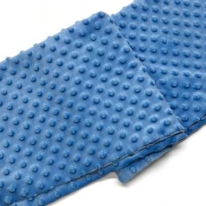 الأفضل مبيعًا في الولايات المتحدة الأمريكية قماش بوليستر جديد بلون صلب لبطانيات الأطفال أحادية الجانب GSM وزن ثقيل - Product Image 2