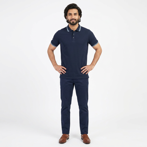 Newest Design Men's 100% Cotton Custom Print for <b>T</b>-<b>Shirt</b> with Pocket Anti-Wrinkle Short Sleeve Casual Fitted - Product Image 1