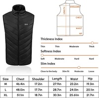 Veste chauffante électrique USB légère unisexe avec 11 zones de chauffage Gilet intelligent pour hommes et femmes Équipement thermique