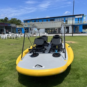 Accessoire de paddleboard <span class=keywords><strong>gonflable</strong></span> Yak Outdoors avec construction en PVC pliable pour la pêche en lacs et rivières - Product Image 5