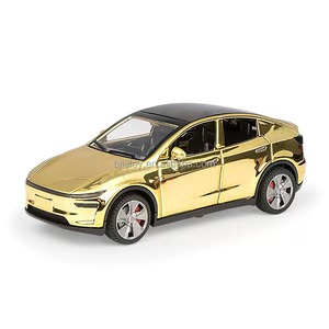 Modèle réduit JY 1:32 en métal moulé sous pression pour voiture Model <span class=keywords><strong>Y</strong></span> avec son et lumière, 6 portes ouvrables, jouet en matériaux écologiques - Product Image 2
