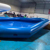 Grand Équipement Aquatique Gonflable Piscine à Bulles Gonflable Piscine pour Bateaux à Pagaies Piscine Gonflable pour Adultes