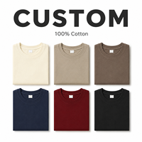 Camisetas Casuales de Manga Corta para Hombre, Estilo Hip Hop, 100% Algodón, 275GSM, Corte Holgado, Estampado Gráfico, Venta al Por Mayor