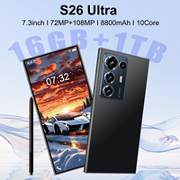 Modèle 2026 à succès S26 Ultra 5G Smartphone de jeu Écran HD 7,3 pouces Processeur Deca Core Android 14 Double SIM Téléphone débloqué