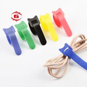 double side magic tape back to back Hook and Loop Straps Adhesive Ties cable tie silicon