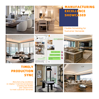 Ensemble de canapés de luxe italiens pour salon, mobilier de villa haut de gamme tout-en-un