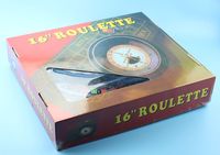 Professionelles Luxuriöses Hochwertiges 16-Zoll Roulette-Rad Casino Fortgeschrittenes Roulette Professionelles Massivholz-Roulette-Rad