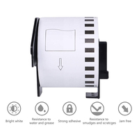 Compatible DK-2205 adhésif fort code à barres papier étiquettes de codes à barres