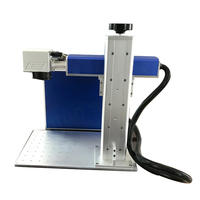 Nouvelle machine de marquage laser à fibre portable de table JPT LP 20W/30W/50W à refroidissement par air, prend en charge DXF/PLT/BMP/AI/DWG/LAS, haute précision