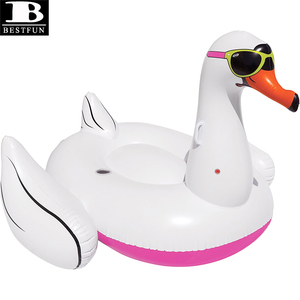Cigno Gonfiabile Gigante Personalizzato K80 per Piscina, Materassino Galleggiante in Vinile Resistente per Adulti - Product Image 6