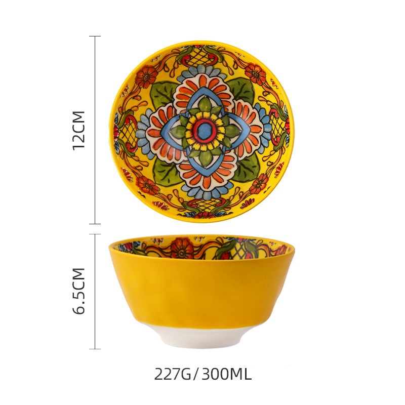 yellow 4.8 inch bowl