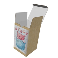 Caja de Cartón Kraft Reciclable de Alta Calidad para Whisky, Bebidas, Vino, Regalos, Impresión a Color, Lámina Dorada