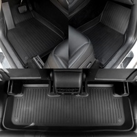 Revestimiento de suelo para todo tipo de clima de inyección TPE 3D, alfombrilla trasera para asiento de camión Fruck para modelo Y, alfombrillas para suelo, alfombrilla para pies XPE