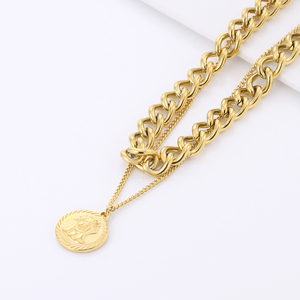 Hip Hop Necklace Jewelry Men <strong>Plug</strong> Gold African Mens Stainless Steel Hip Hop Necklace with Moissanite Custom Necklace Hip Hop - Product Image 3