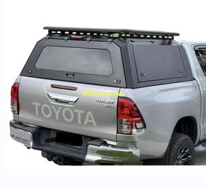 Camion de haut niveau en acier Topper Camper Shell Pickup Auvent pour <span class=keywords><strong>Toyota</strong></span> <span class=keywords><strong>Hilux</strong></span> avec fenêtres coulissantes <span class=keywords><strong>Pick</strong></span> <span class=keywords><strong>Up</strong></span> Trucks - Product Image 2