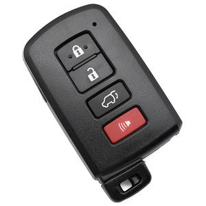 Carcasa de Repuesto Universal para <span class=keywords><strong>Llave</strong></span> Inteligente de 4 Botones, Material ABS, Cubierta para Llaves de <span class=keywords><strong>Coche</strong></span> con Hoja sin Cortar - Product Image 2