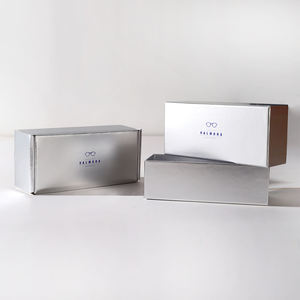 Cajas de Embalaje para Gafas de Sol, Opción de Cartón Corrugado Tipo B y E, Caja de Envío Autoblocante con Caja de Regalo Rígida en el Interior, Venta al Por Mayor - Product Image 2