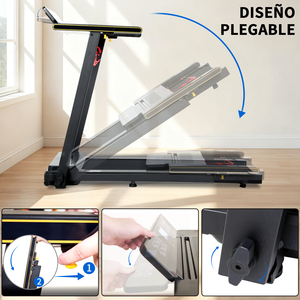 <span class=keywords><strong>Tapis</strong></span> <span class=keywords><strong>Roulant</strong></span> Elettrico Pieghevole Leggero e Silenzioso con Nastro Largo, Velocità 1-14km/h, Disponibile in Magazzino in Francia - Product Image 5