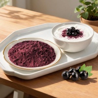 Fabrieksdirect voedingsmiddelenkwaliteit 100% puur zwarte bessen extract poeder, kruidenextract voor dranken en desserts.