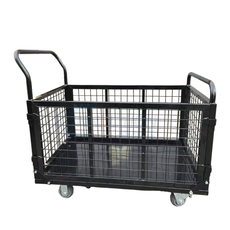 Factory Use Steel Welding Hand Trolley