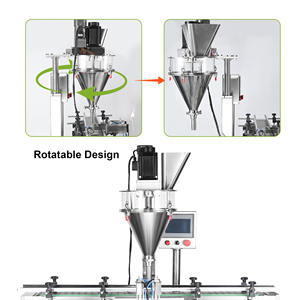 Ligne de production de machine de remplissage automatique de poudre sur convoyeur avec remplisseur à vis sans fin pour produits chimiques, détergents, épices et poudres alimentaires - Product Image 5