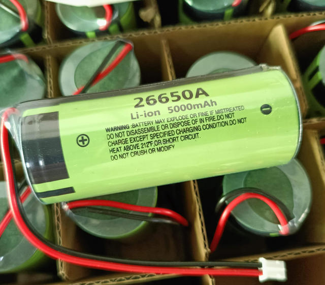 High Capacity 26650 Battery  5000mAh  3.7v Rechargeable Li-ion Lithium Ion Battery 26650 Lithium Ion Batteries Cells