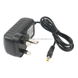 9V Power Supply 1,5a AC Adapter 9Volt DC Kabel Kabel Transformer UK Dinding Charger Pusat Steker Positif