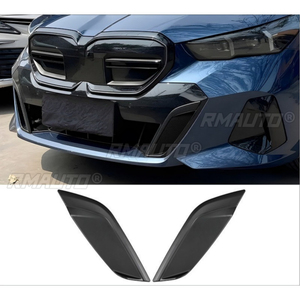 Para BMW Serie 5 i5 2024-2025: Marco decorativo para la entrada de aire del parachoques delantero, cubierta de la rejilla de ventilación del parachoques delantero - Product Image 3