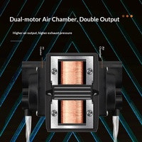 Pompe à air électromagnétique en alliage d'aluminium 220~240V, aérateur haute pression pour aquarium, bassin de poissons, bassin de fruits de mer, aération des fosses septiques
